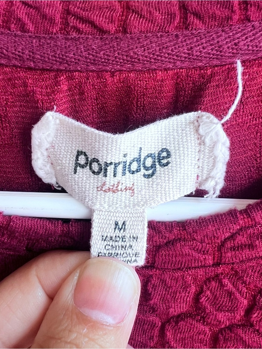 Anthropologie Porridge Textured Sweatshirt Floral Balloon Sleeve Top Size M - Picture 3 of 6